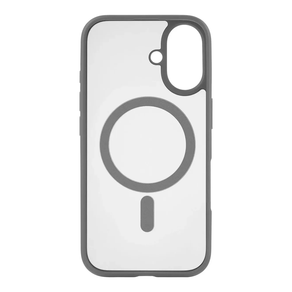 Чехол защитный uBear Cloud Mag Case iPhone 16, силк-тач, серый